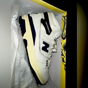 new balance aime leon dore 650r size 10.5 navy; nb, ald